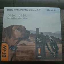 HAWPET DOG SHOCK COLLAR WITH REMOTE CONTROL 2800FT DOG TRAINING COLLAR DT-69