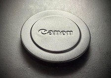 Vintage CANON 80MM METAL LENS CAP - Push- On for 77mm filtered lenses.