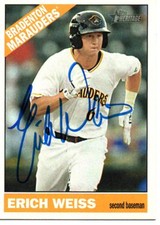 Erich Weiss Pittsburgh Pirates 2015 Topps Heritage Minors Signed Card