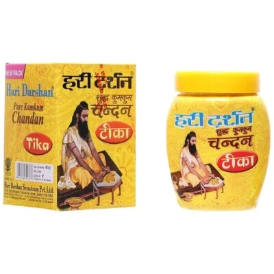 Hari Darshan shudh kumkum chandan Tika pasta di sandalo 40 grammi