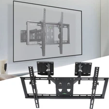 Heavy Duty Full Motion TV Wall Mount Corner VESA Bracket 32 46 50 55 60 65 70 In