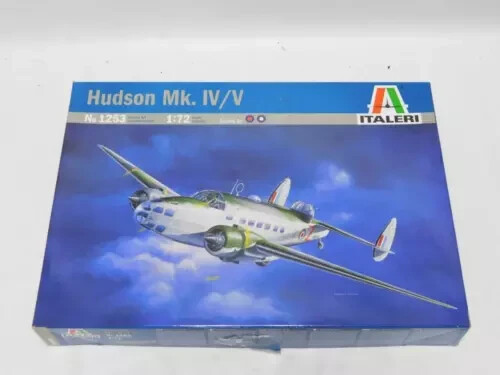 1/72 Italeri WWII RAF HUDSON Mk IV/V Transport Plane Model  Complete 1253 QIK SH