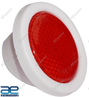 Vintage Bicycle Rear Fender Mudguard Red Lens Reflector UK