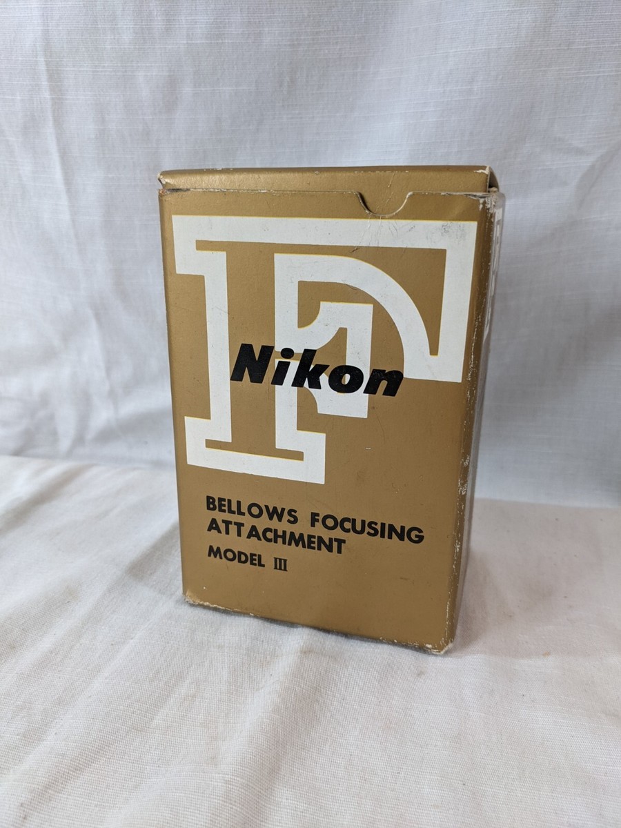 フィルムカメラ bellows focusing attachment model III Vintage Nikon Bellows Focusing Attachment - Model III 3 F