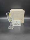 Royal Doulton Crystal WINDSOR Set(s) 4 Red Wine Glasses MINT NEW BOXED Attatched