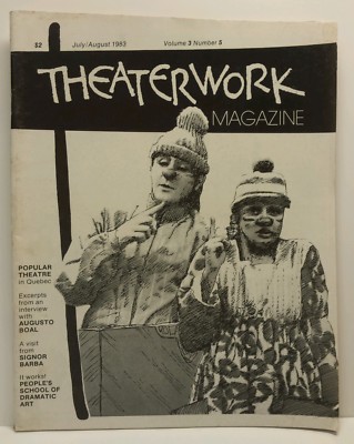 Theater Work Magazine Back Issue July / August 1983 