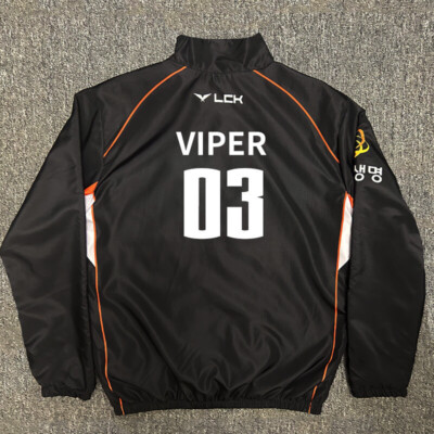 2025 Spring Match LCK Team Uniform Viper ZEUS Jacket Peanut Coat Windbreaker Top