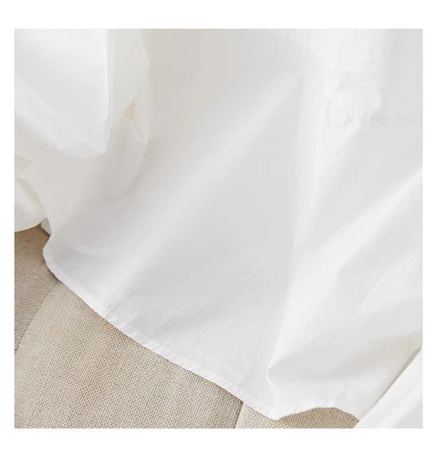 Women's Round Neck Drawstring Tied Pleated Long Sleeved Shirt Top Lace Up Shirt - Bild 13 von 16