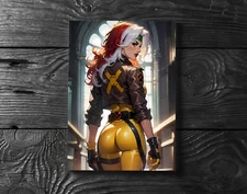 Sexy Rogue X-men Marvel Comic MCU Art Anime Poster Print - No Frame