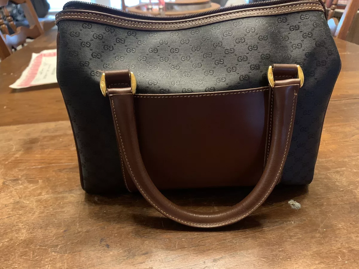 Vintage Gucci Toiletry Bag Sticky Liner Has Been Gently Removed Slightly  Cleaned