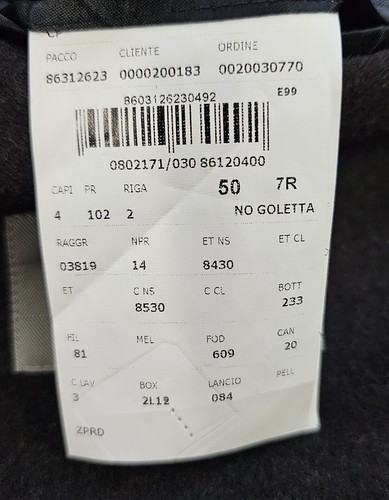 CORNELIANI Dark Brown Double Breasted Virgin Wool Peacoat 50 / 40 US $1550 - Picture 8 of 9