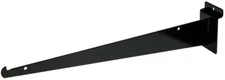 New 14" Slatwall Knife Shelf Brackets With Lip - Black 10 pcs