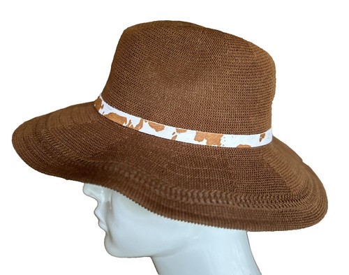 Anthropologie Wool Fedora Hat Brown Trim One Size Boho Western Festival Anthropologie | Accessories | Anthropologie Womens Wool  main image 4