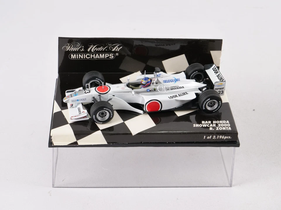 Minichamps 1/43 Bar Honda Showcar 2000 Ricardo  Zonta  430000073 430 000073 - Photo 3/4