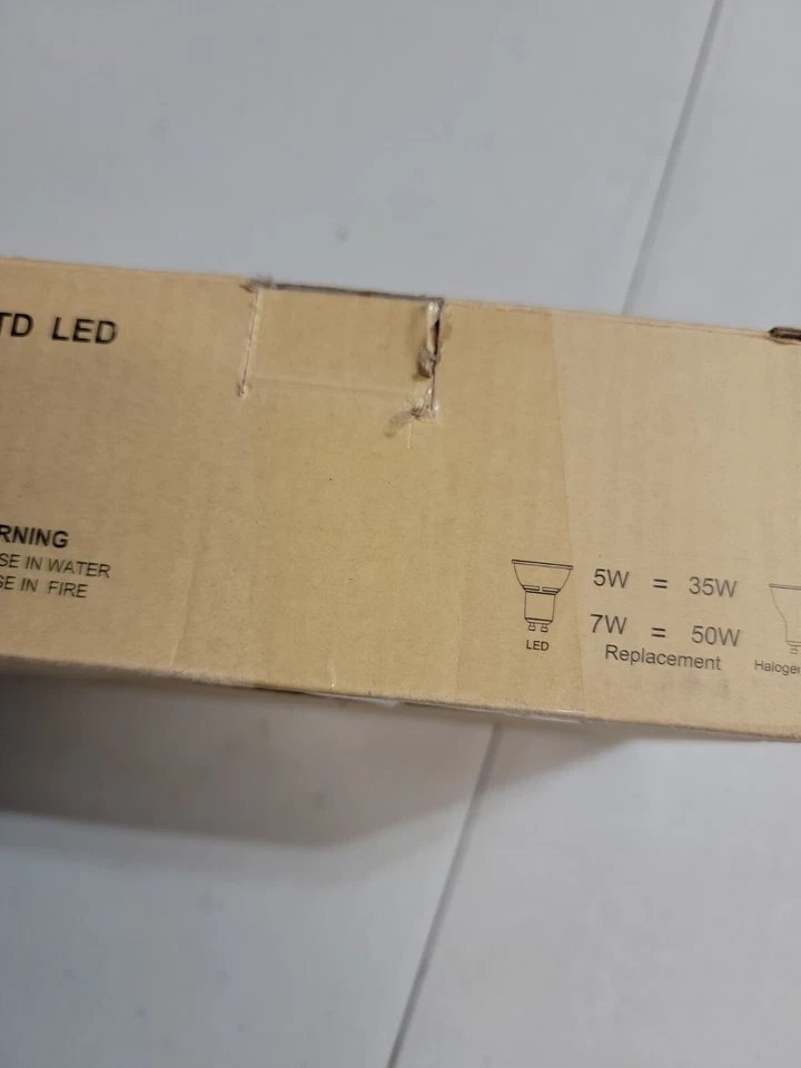 [6 Pack] agotd Lighting® LED GU10 5W Non-Dimmable 50W Replacement Bulb 5000K - Image 2 of 2