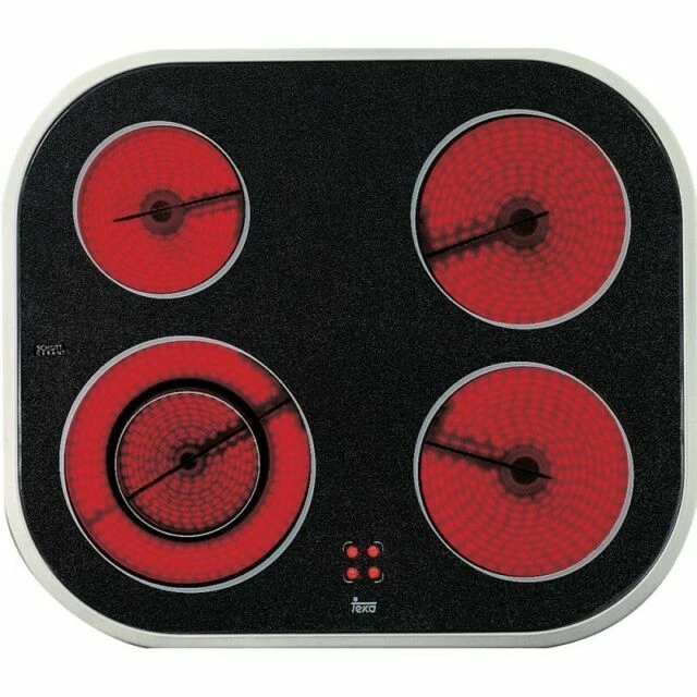 Placas eléctricas de cocina color plata