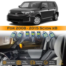 8 x Ultra White LED Lights Interior Package Kit For 2008 - 2015 Scion xB