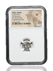 Celtic Gaul, Aedui. 1st Century Bc. Silver Quinarius, Horse, Ngc Vf