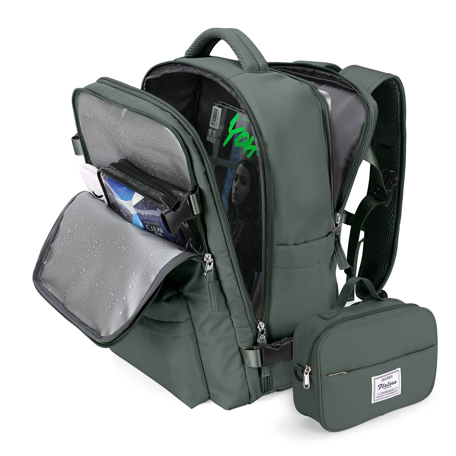 Carry on BackpackTravel Backpack for Women Men Airline Approved Personal Item...