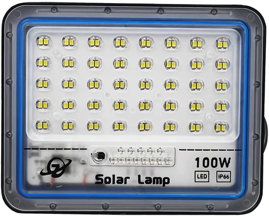 Luce Esterna Solare 100W IP65 per Sicurezza Casa con Telecomando - 3