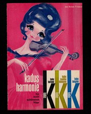 3w3670/ Alte Reklame von 1963 &ndash; Kadus Harmonie f&uuml;r noch sch&ouml;neres Haar