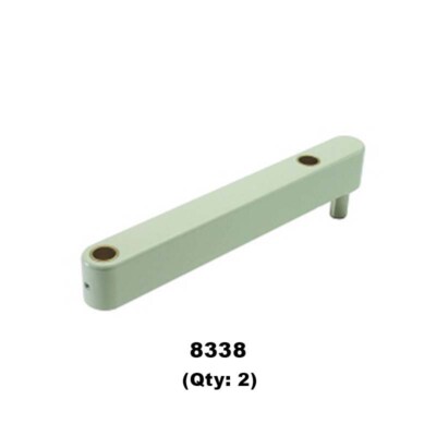 DCI Rigid Arm, 8'', Dual Pivot Arm, White (2 Pack) for Dental, Medical