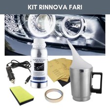 Kit Lucidatura Rinnova lucida fari con polimero liquido professionale