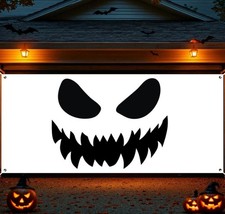 13 X 6Ft Halloween Garage Door Decorations Scary Ghost White
