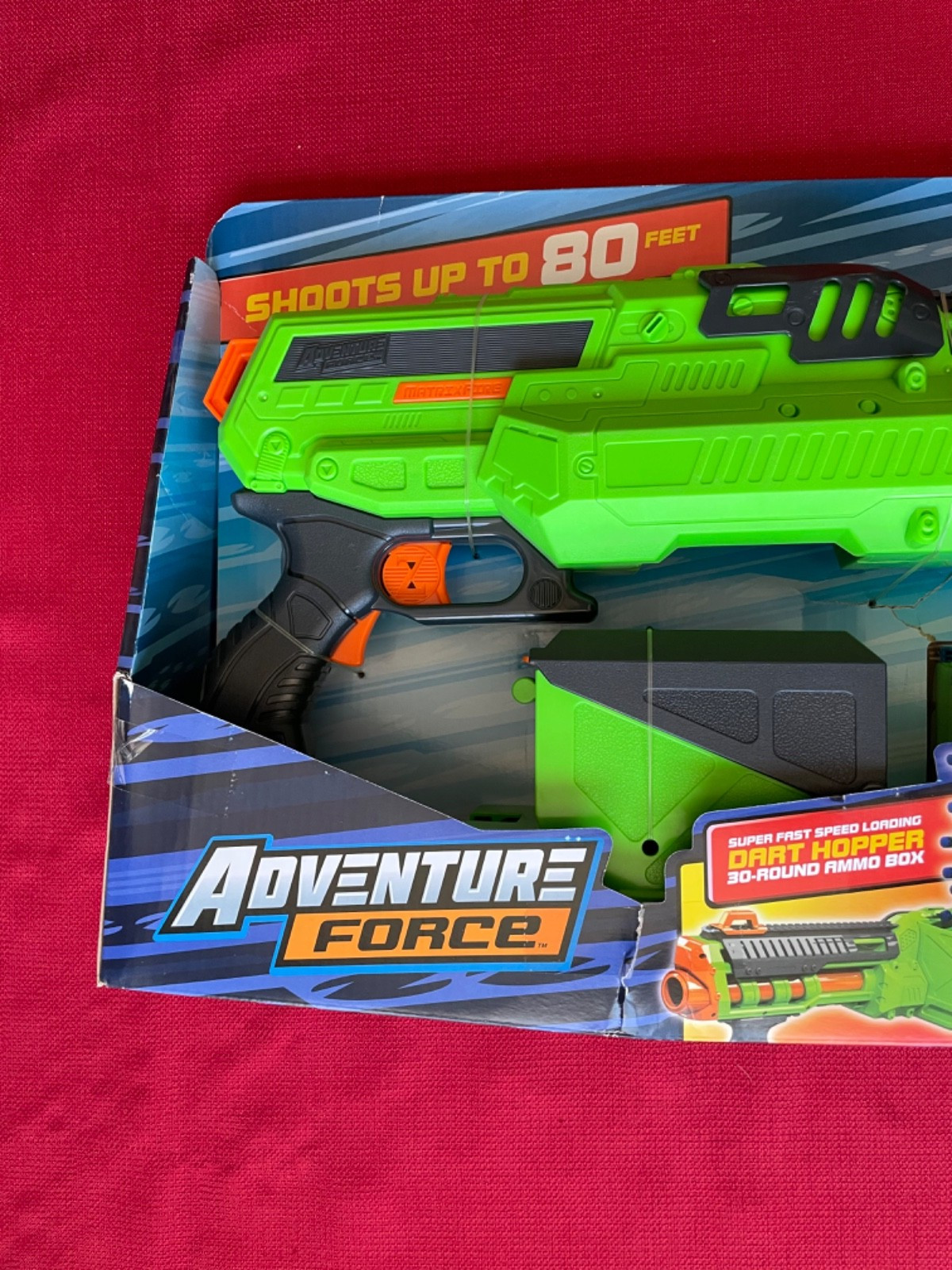 Adventure Force Dart Zone Matrixfire FULL AUTO Hopper-Fed Motorized Blaster Gun