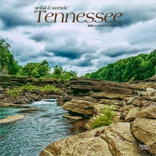 Tennessee Wild & Scenic | 2026 12x24" (Hanging) Wall Calendar | Plastic-Free