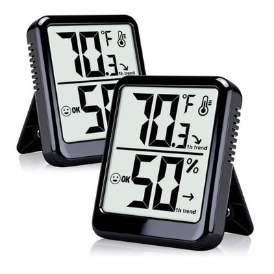Antonki 2 Pack Room Thermometer for Home, Indoor Hygrometer Humidity Meter Gauge