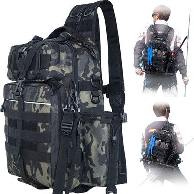 Fishing Backpack Outdoor Tackle Bag Large Tackle Bag Water-Resistant Fish Bac...
