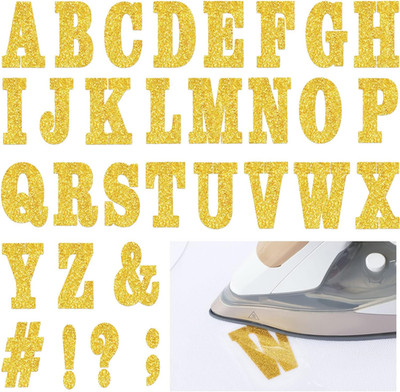 279 Pieces Christmas Iron on Letters 2 Inch A-Z Flock Transfer Letters Christmas