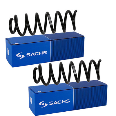 2X SACHS FAHRWERKSFEDERN SATZ HINTEN PASSEND FÜR NISSAN QASHQAI FEDERN