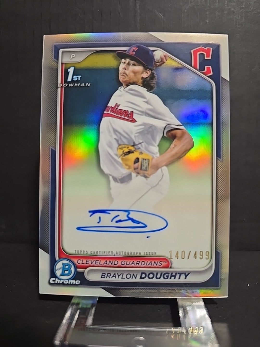 2024 Bowman Draft - Chrome Autographs Braylon Doughty #CPA-BD Refractor  140/499