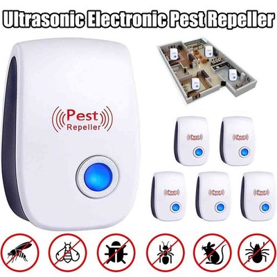 Pro Ultrasonic Pest Reject Home Control Electronic Repellent Mice Rat Repeller
