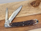 VINTAGE CAMILLUS (CCC-4) .257 ROBERTS CARTRIDGE BONE "BANANA TRAPPER" KNIFE- MIB — photo 3