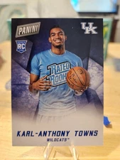 2015-16 PANINI BLACK FRIDAY #7 KARL-ANTHONY TOWNS ROOKIE RC TIMBERWOLVES, 062920
