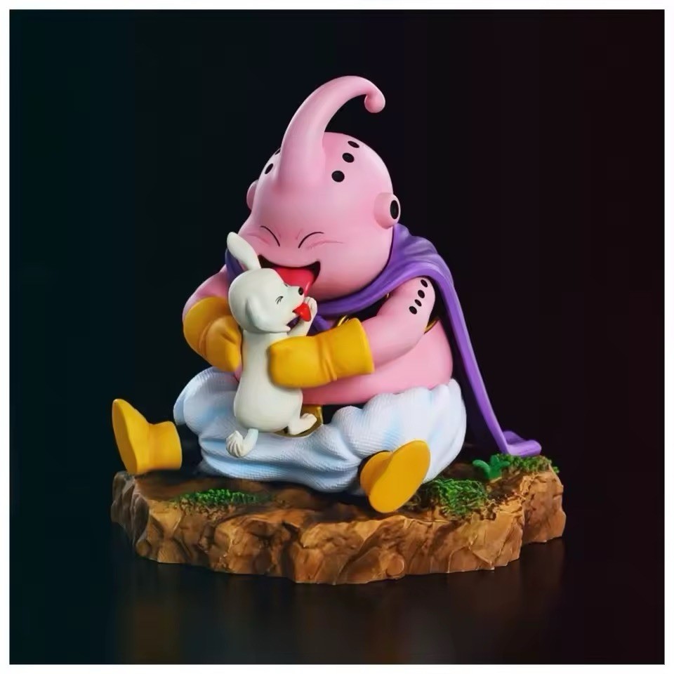 Statuette Dragon Ball Z Buu et chien de 10 cm à offrir à un fan