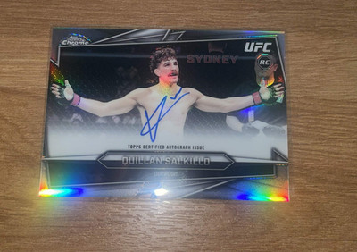 2022 Topps Chrome Quillan Salkilld Auto Rookie Refractor