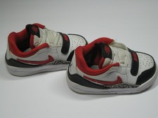 Nike Air Jordan Kids Shoes Black Red White Hook Loop Strap Sneakers Toddler 6C