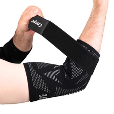 Elbow Sleeve Brace Wrap Adjustable Support Arm Arthritis Tendonitis Pain Relief