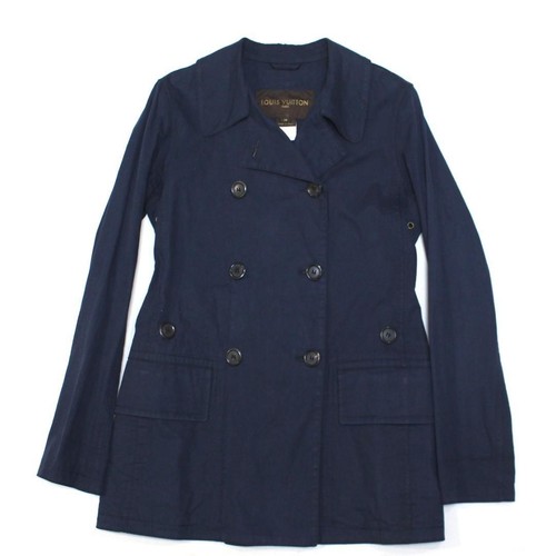 LOUIS VUITTON Authentic Women's Double-breasted Coat Jacket Outerwear Demier - Afbeelding 5 van 7