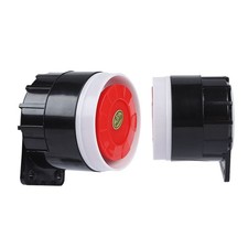120dB DC 12V Mini Red Wired Horn Siren Sound Alarm System Warning Horn For H NEW