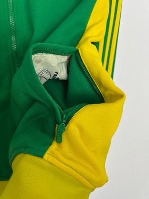 Vintage Adidas Originals Brazil Football Jacket Soccer World Cup
