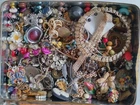 Big Bulk Lot Vintage Costume Jewelry Pieces Mostly A/F oddments replacements etc