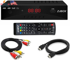 Digital TV Converter Box, ATSC Tv Tuner - ZJBOX for Analog HDTV Live 1080P with