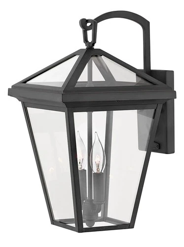 Hinkley Lighting 2564-LL Alford Place 2 Light 18" Tall Open Air - Black - Picture 1 of 10