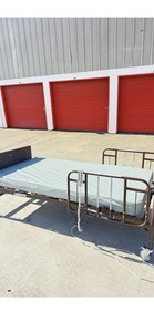 Semi-Electric Hospital Bed, Rails, Remote Control