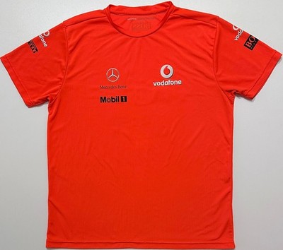 McLaren F1 Racing Team 2011 Formula Hamilton Button Mens Shirt Jersey  Size L